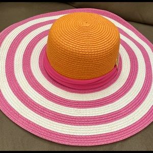 Mud pie summer straw floppy hat
